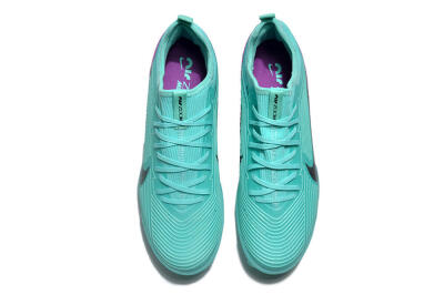 Unisex Nike Air Zoom Mercurial Vapor 15 Pro TF Football Shoes - Jade/Black/Purple