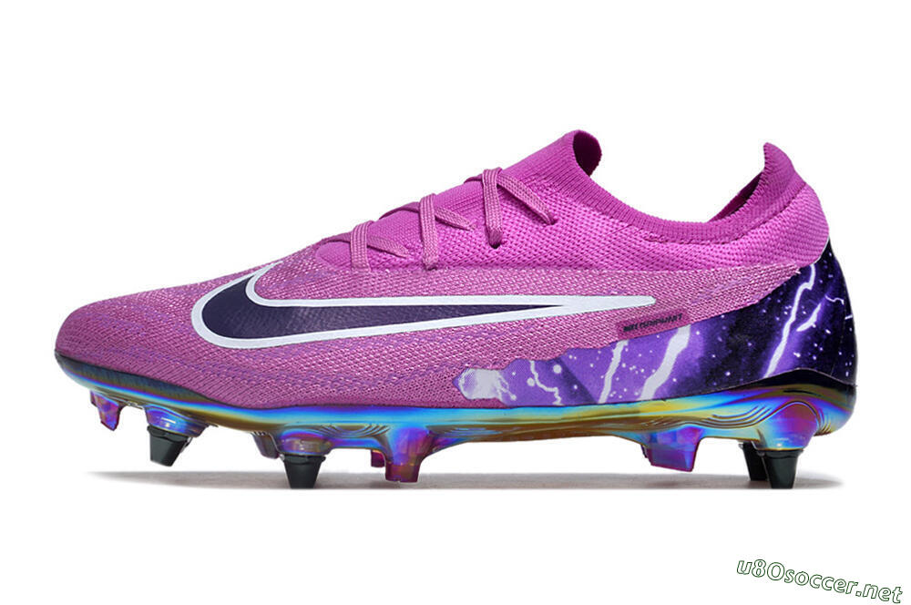 Men's Nike Phantom GX Elite SG Football Boots - Purple/White/Gold 0