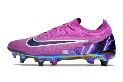 Men's Nike Phantom GX Elite SG Football Boots - Purple/White/Gold