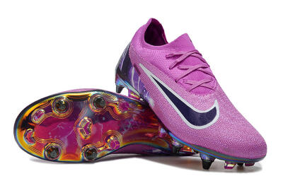 Men's Nike Phantom GX Elite SG Football Boots - Purple/White/Gold