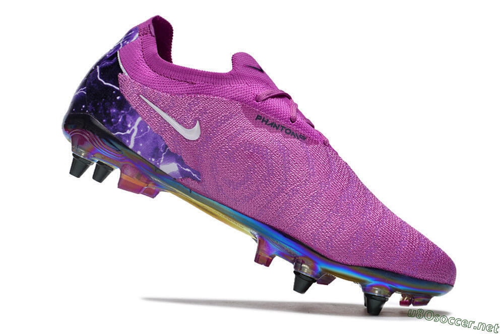 Men's Nike Phantom GX Elite SG Football Boots - Purple/White/Gold 4