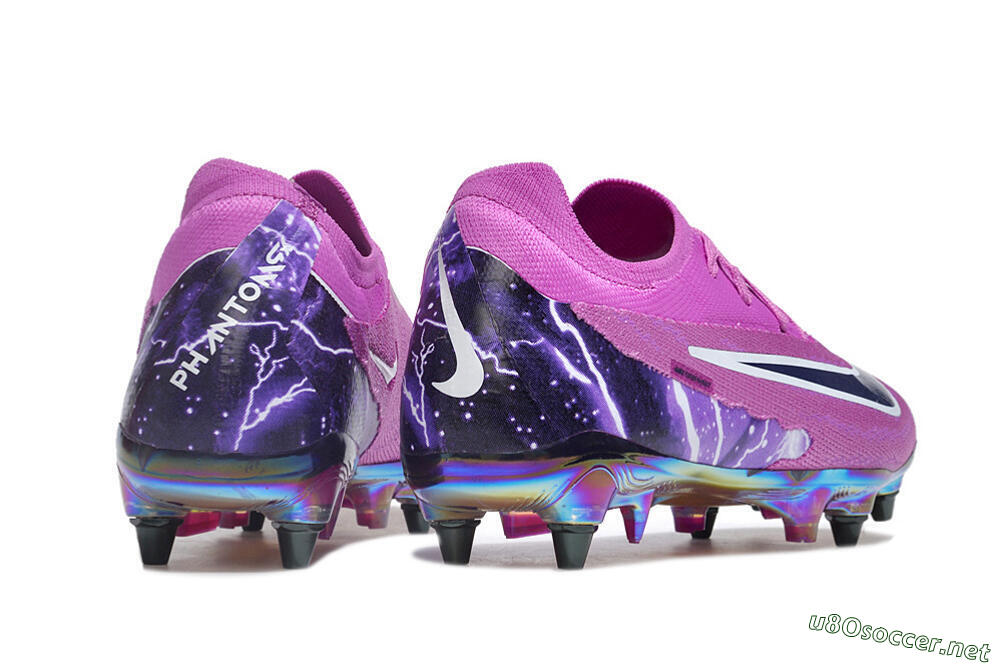 Men's Nike Phantom GX Elite SG Football Boots - Purple/White/Gold 6