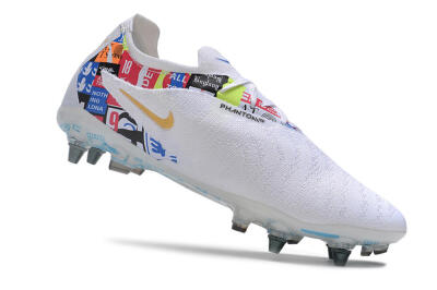 Men's Nike Phantom GX Elite SG Football Boots - White/Rainbow