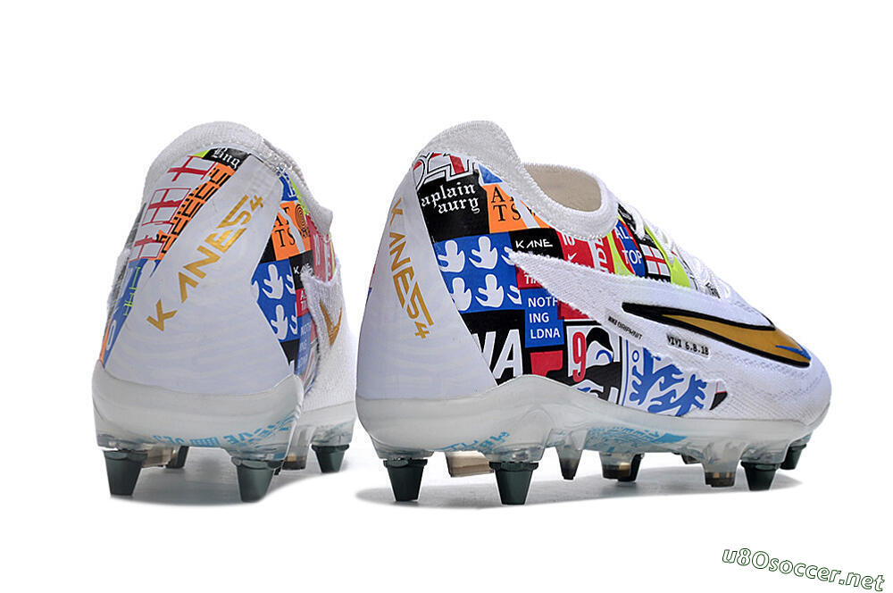 Men's Nike Phantom GX Elite SG Football Boots - White/Rainbow 6