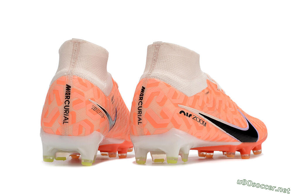 Men's Nike Air Zoom Mercurial Superfly 9 Elite AG Football Boots - Orange/Pink/Purple/Black 6