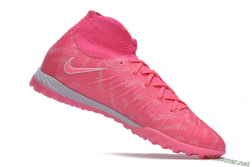 Unisex Nike Phantom Luna Elite NU TF Football Shoes - Pink/White/Yellow 4
