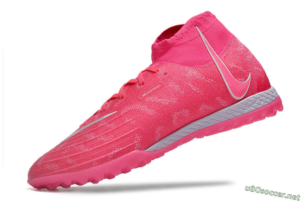 Unisex Nike Phantom Luna Elite NU TF Football Shoes - Pink/White/Yellow 5