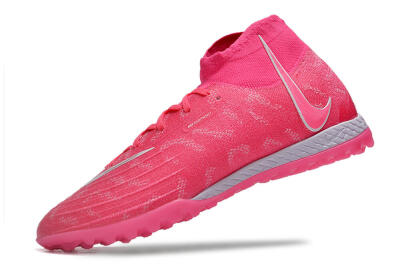 Unisex Nike Phantom Luna Elite NU TF Football Shoes - Pink/White/Yellow