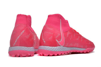 Unisex Nike Phantom Luna Elite NU TF Football Shoes - Pink/White/Yellow