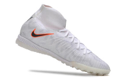 Unisex Nike Phantom Luna Elite NU TF Football Shoes - White/Grey/Orange/Black