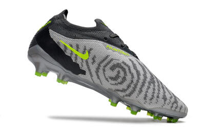 Men's Nike Phantom GX Elite FG Football Boots - Grey/Black/Green
