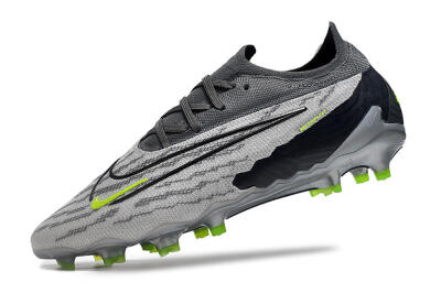 Men's Nike Phantom GX Elite FG Football Boots - Grey/Black/Green