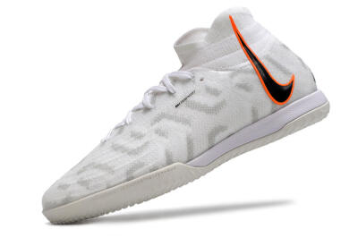 Men's Nike Phantom Luna Elite NU IC Football Shoes - White/Grey/Black/Orange