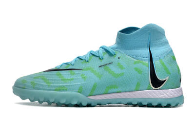 Men's Nike Phantom Luna Elite NU TF Football Shoes - Blue/Green/Black