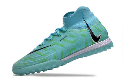Men's Nike Phantom Luna Elite NU TF Football Shoes - Blue/Green/Black