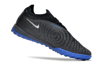 Men's Nike Phantom GX Elite TF Football Shoes - Grey/Black/Blue