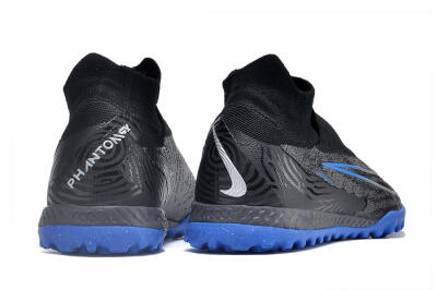 Men's Nike Phantom GX Elite DF Link TF Football Shoes - Grey/Black/Blue