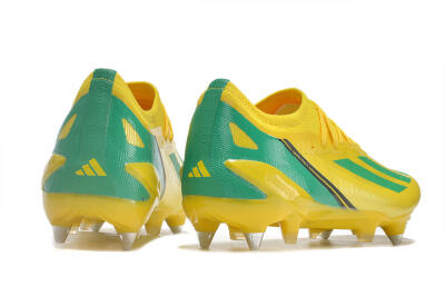 Men's Adidas X Crazyfast.1 Australia SG Football Boots - Yellow/Green/Black