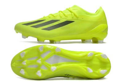 Men's Adidas X Crazyfast.1 FG Football Boots - Yellow/Black