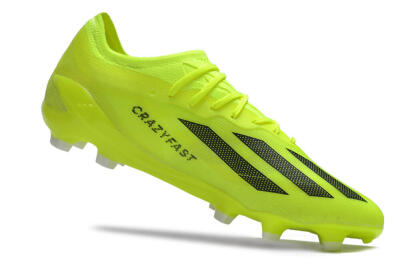 Men's Adidas X Crazyfast.1 FG Football Boots - Yellow/Black