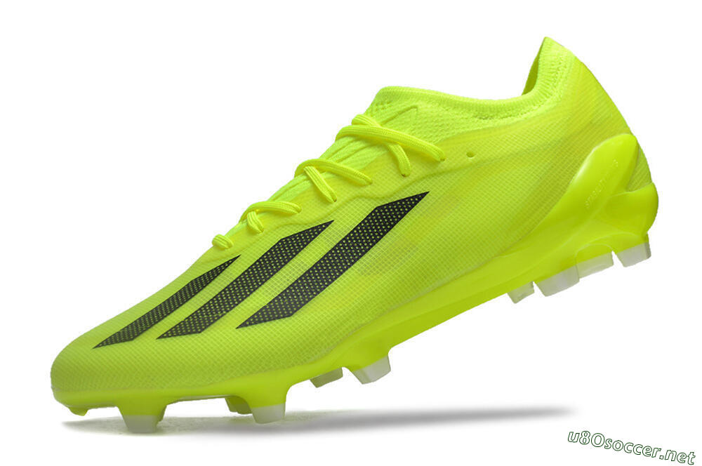 Men's Adidas X Crazyfast.1 FG Football Boots - Yellow/Black 5