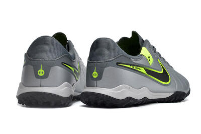 Men's Nike Tiempo Legend 10 Academy TF Football Shoes - Silver/Grey/Yellow