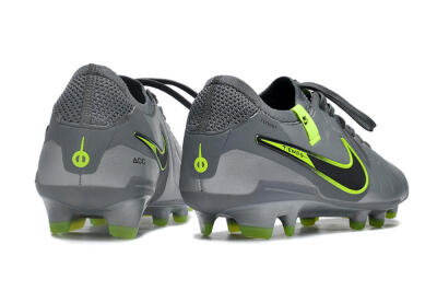 Men's Nike Tiempo Legend 10 Elite FG Football Boots - Silver/Grey/Yellow