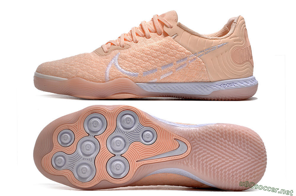 Men's Nike React Gato IC Football Shoes - Pink/White 1
