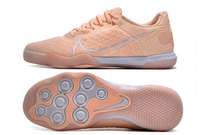 Men's Nike React Gato IC Football Shoes - Pink/White