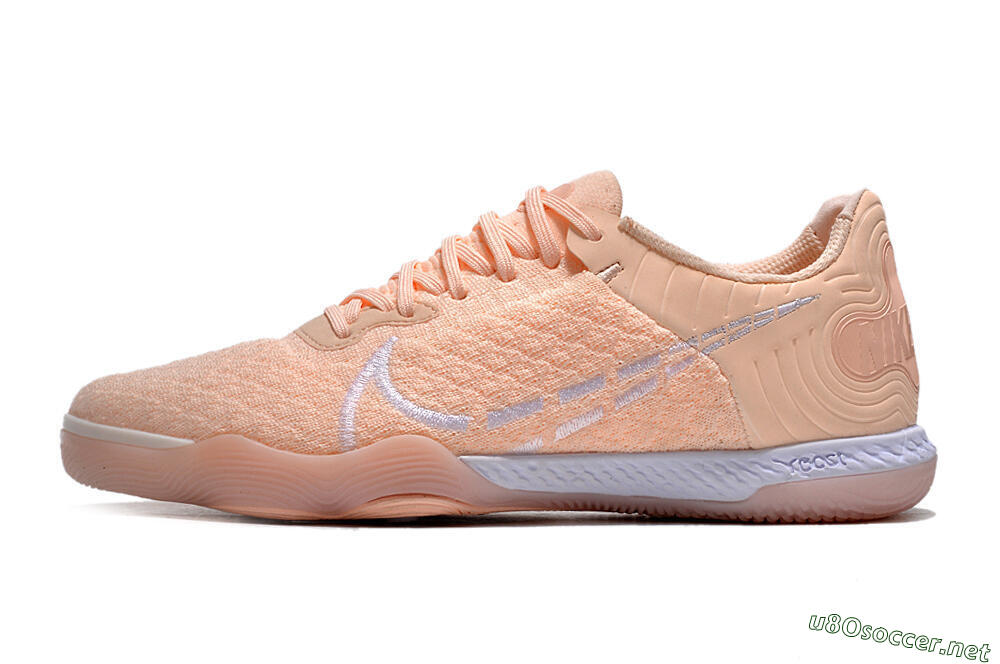 Men's Nike React Gato IC Football Shoes - Pink/White 0