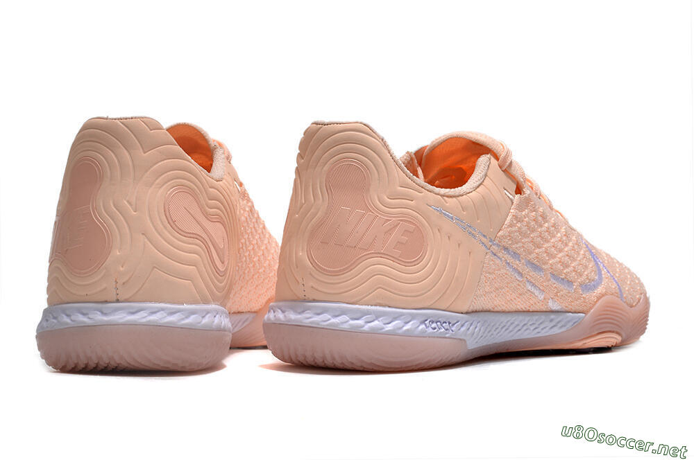 Men's Nike React Gato IC Football Shoes - Pink/White 6