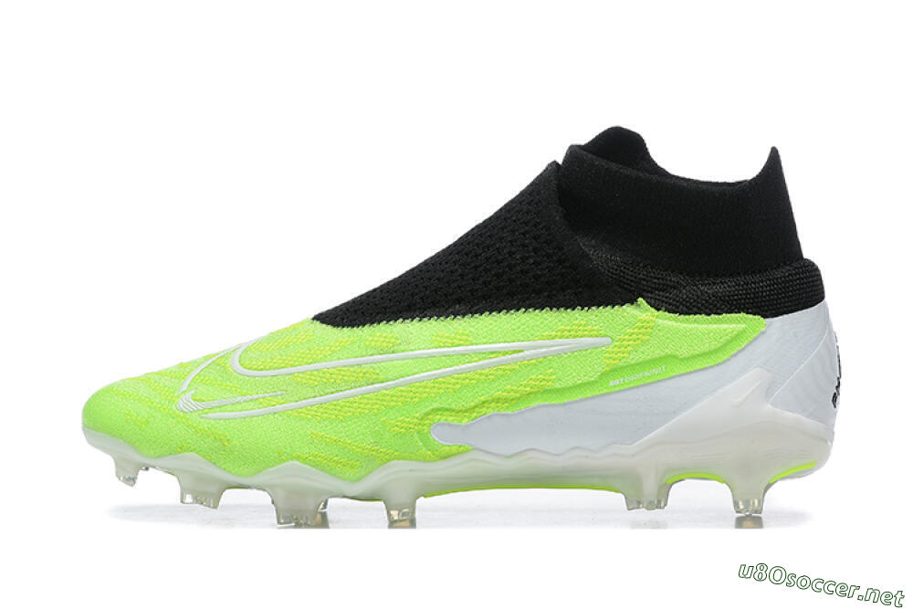 Men's Nike Phantom GX Elite DF FG Football Boots - Green/Black/Yellow/White 0