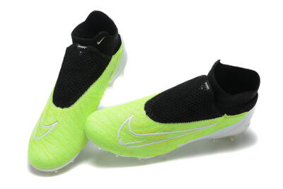 Men's Nike Phantom GX Elite DF FG Football Boots - Green/Black/Yellow/White
