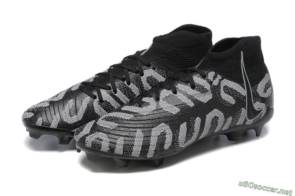 Men's Nike Phantom Luna Elite FG Football Boots - Black/Grey 5