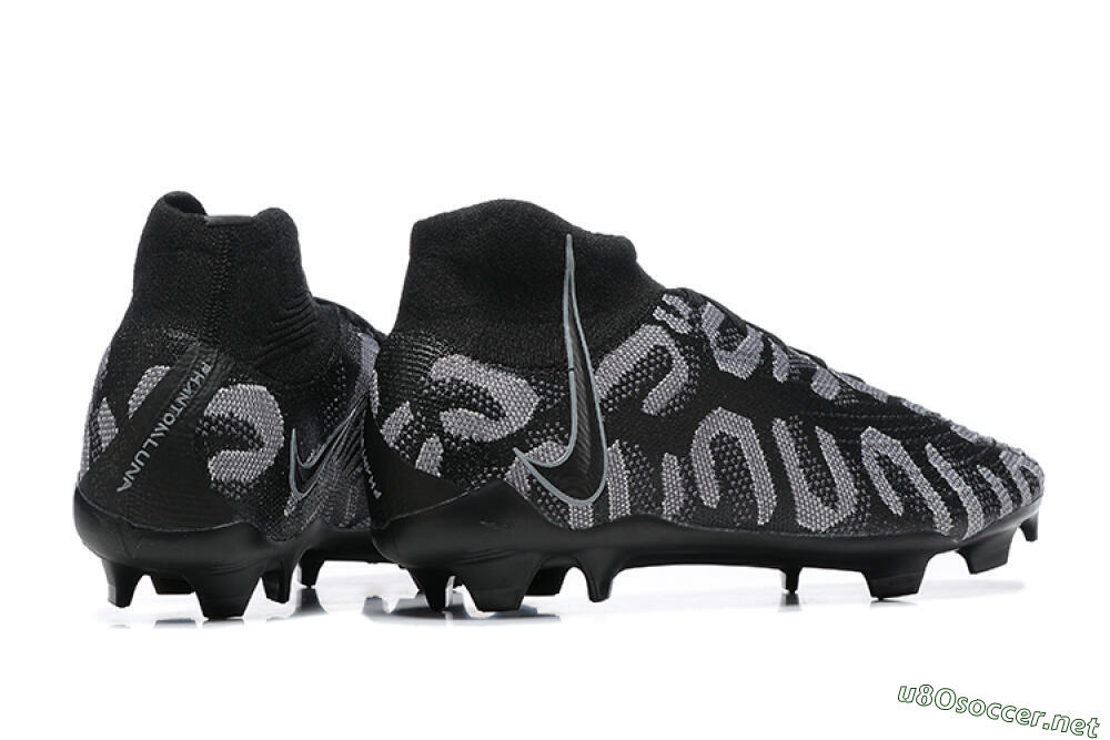 Men's Nike Phantom Luna Elite FG Football Boots - Black/Grey 9
