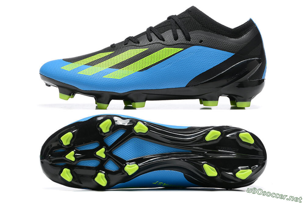Men's Adidas X Speedportal .1 FG Football Boots - Blue/Black/Yellow 1