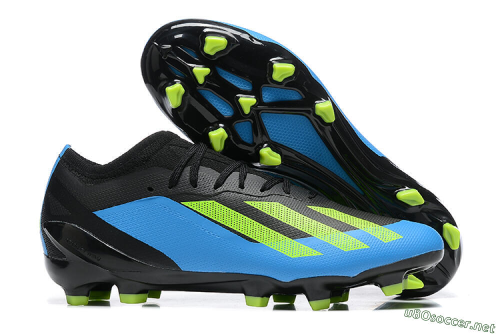 Men's Adidas X Speedportal .1 FG Football Boots - Blue/Black/Yellow 2