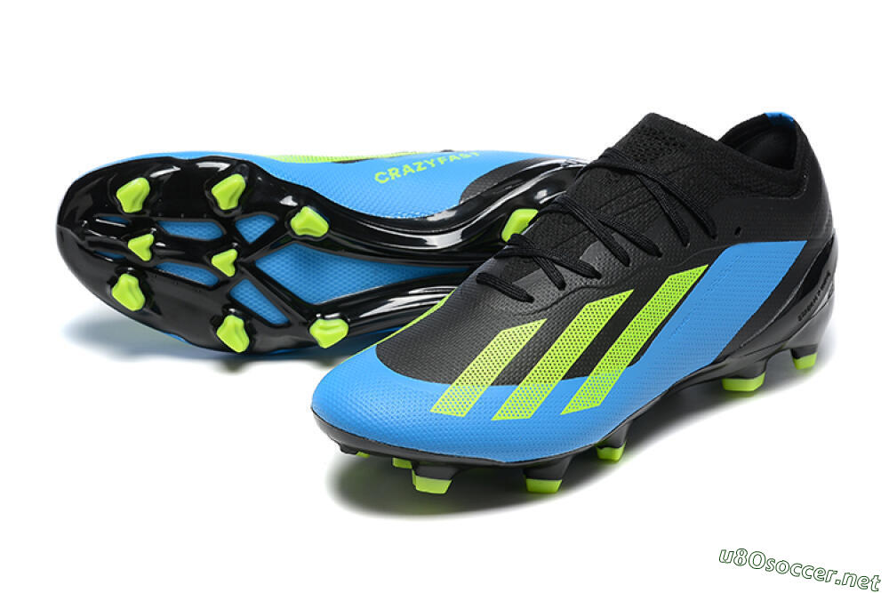 Men's Adidas X Speedportal .1 FG Football Boots - Blue/Black/Yellow 3