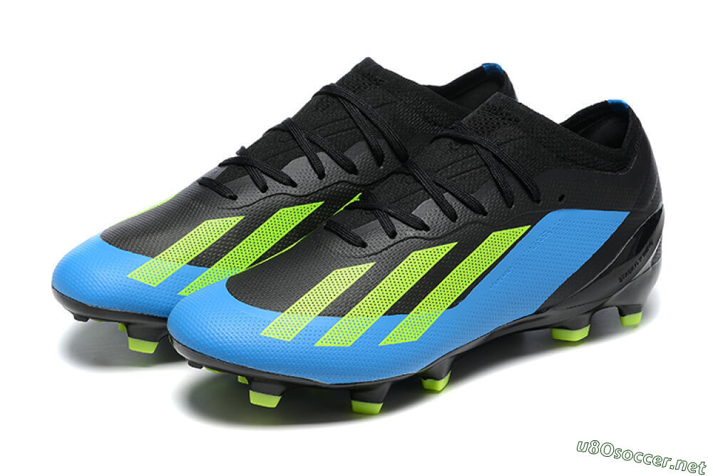 Men's Adidas X Speedportal .1 FG Football Boots - Blue/Black/Yellow 5