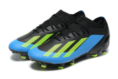 Men's Adidas X Speedportal .1 FG Football Boots - Blue/Black/Yellow