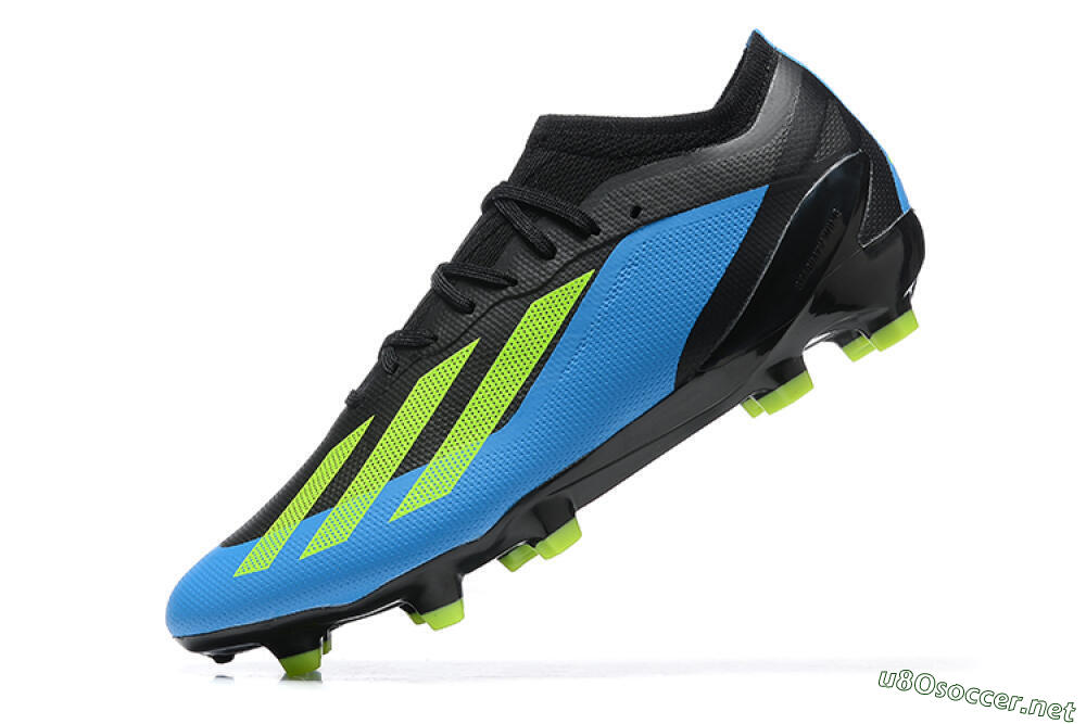 Men's Adidas X Speedportal .1 FG Football Boots - Blue/Black/Yellow 8
