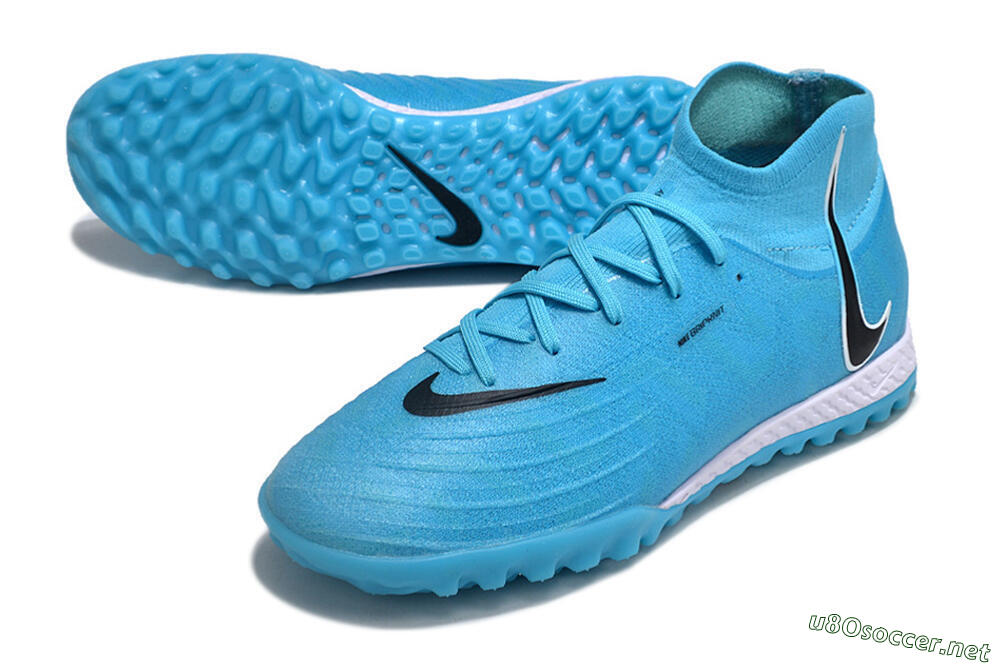 Unisex Nike Phantom Luna Elite NU TF Football Shoes - Blue/Black/White 3