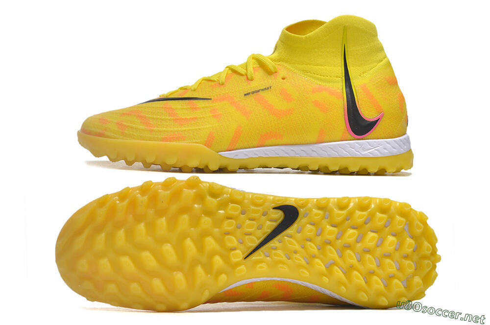 Unisex Nike Phantom Luna Elite NU TF Football Shoes - Yellow/Red/Black 1