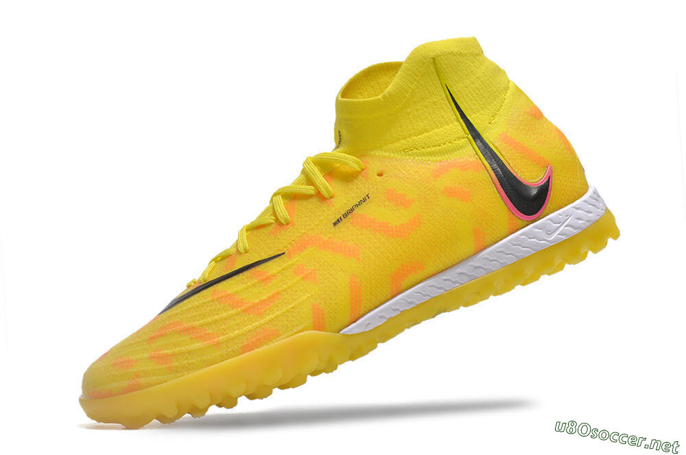 Unisex Nike Phantom Luna Elite NU TF Football Shoes - Yellow/Red/Black 5