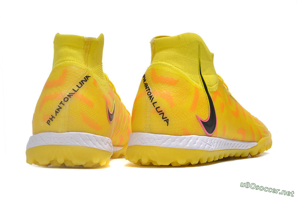 Unisex Nike Phantom Luna Elite NU TF Football Shoes - Yellow/Red/Black 6