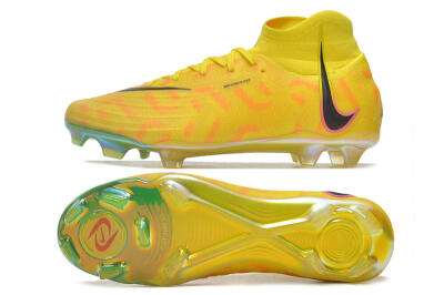 Men's Nike Phantom Luna Elite FG Football Boots - Yellow/Black/Pink