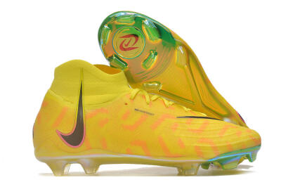 Men's Nike Phantom Luna Elite FG Football Boots - Yellow/Black/Pink