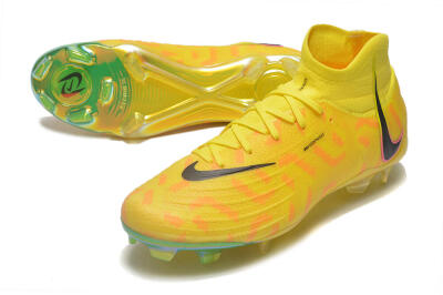 Men's Nike Phantom Luna Elite FG Football Boots - Yellow/Black/Pink