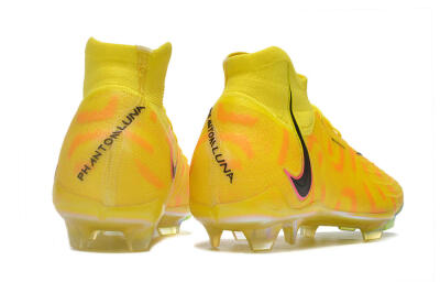 Men's Nike Phantom Luna Elite FG Football Boots - Yellow/Black/Pink