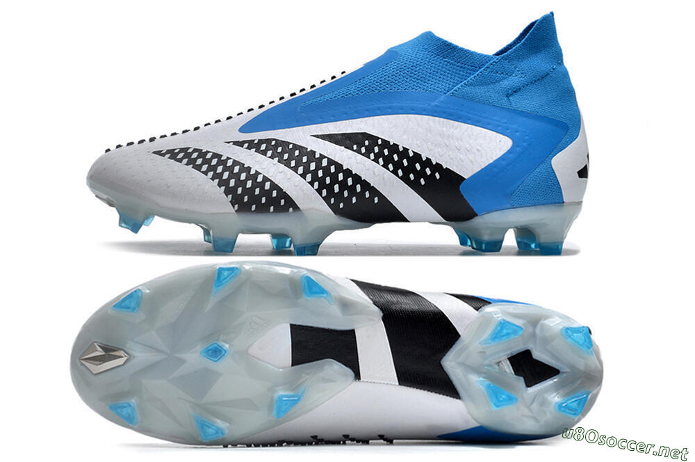 Men's Adidas Predator Accuracy+ FG Football Boots - Blue/Black/White 1